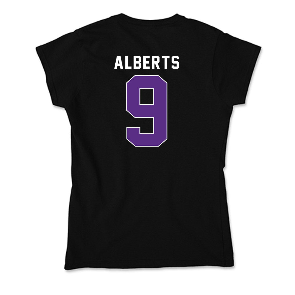 Northwestern - NCAA Women's Soccer : Audrey Alberts - Soft Style Women’s T-Shirt-1