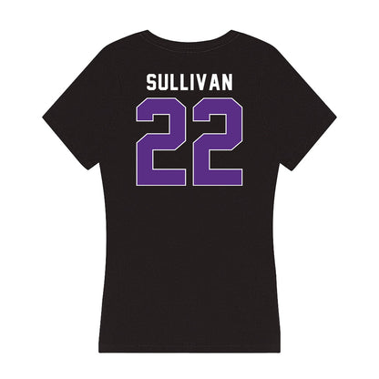 Northwestern - NCAA Women's Basketball : Grace Sullivan - Women's V-Neck T-Shirt-1