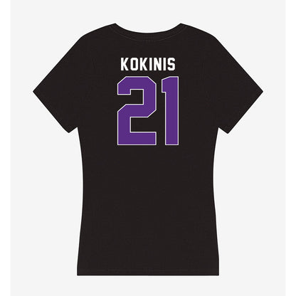 Northwestern - NCAA Women's Field Hockey : Ella Kokinis - Women's V-Neck T-Shirt-1
