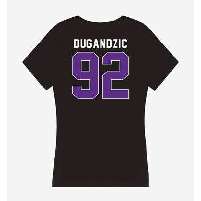 Northwestern - NCAA Football : Nikola Dugandzic - Women's V-Neck T-Shirt-1