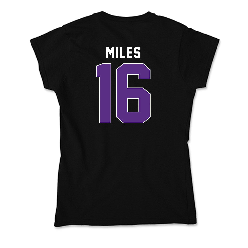 Northwestern - NCAA Women's Lacrosse : Niki Miles - Soft Style Women’s T-Shirt-1