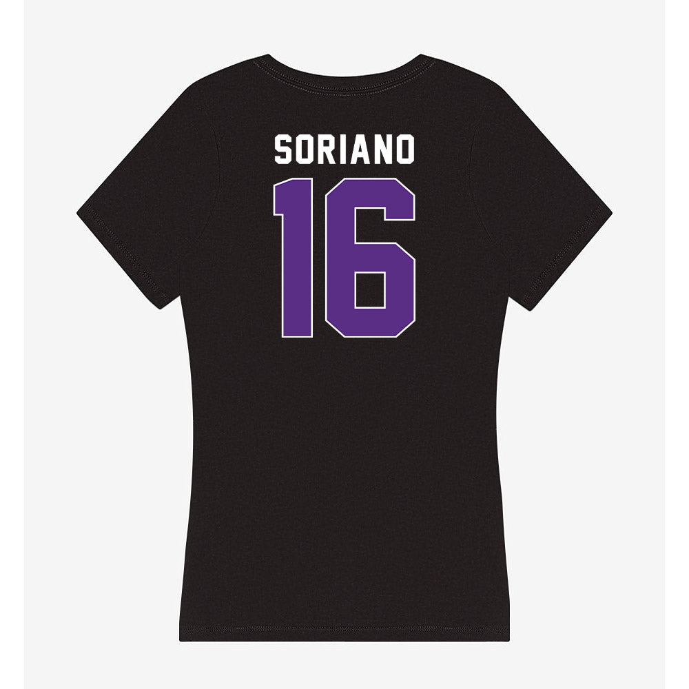 Northwestern - NCAA Women's Field Hockey : Julia Soriano - Women's V-Neck T-Shirt-1