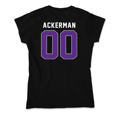 Northwestern - NCAA Baseball : Riley Ackerman - Soft Style Women’s T-Shirt-1