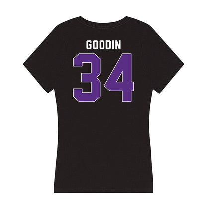 Northwestern - NCAA Women's Soccer : Ava Goodin - Women's V-Neck T-Shirt-1