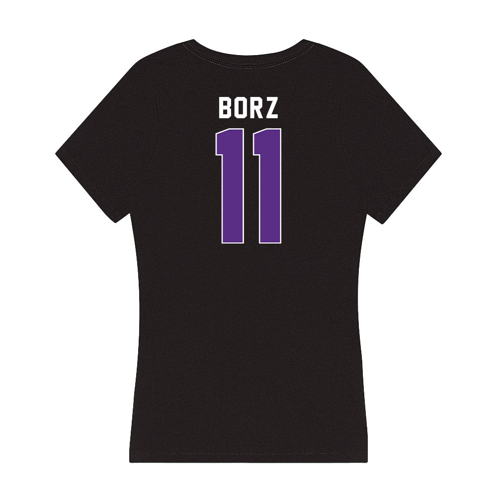 Northwestern - NCAA Women's Field Hockey : Piper Borz - Women's V-Neck T-Shirt-1