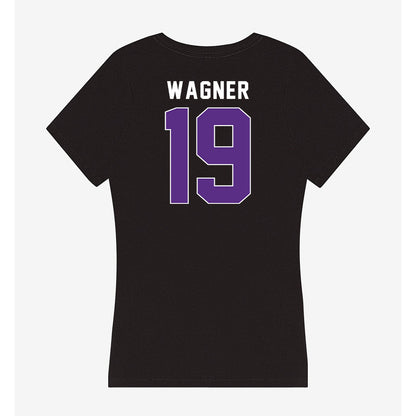 Northwestern - NCAA Football : Drew Wagner - Women's V-Neck T-Shirt-1