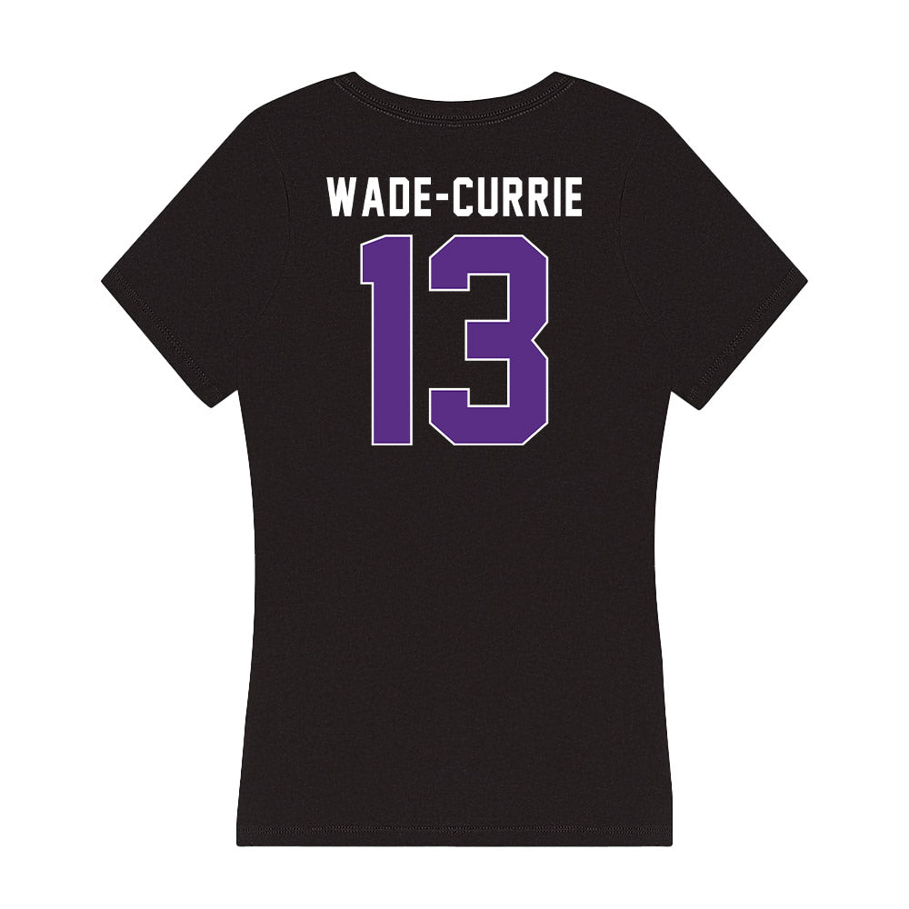Northwestern - NCAA Women's Fencing : Ava Wade-Currie - Women's V-Neck T-Shirt-1