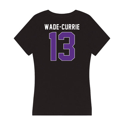 Northwestern - NCAA Women's Fencing : Ava Wade-Currie - Women's V-Neck T-Shirt-1