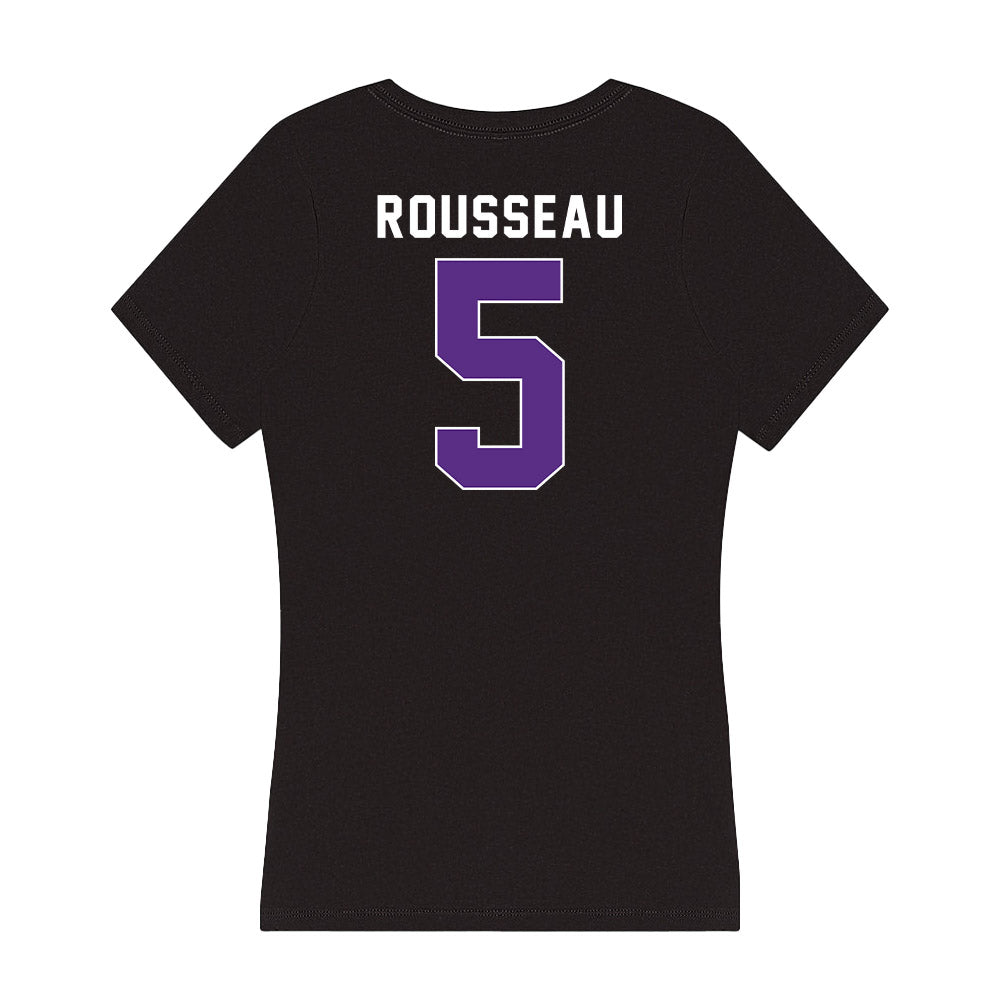 Northwestern - NCAA Women's Volleyball : Alexa Rousseau - Women's V-Neck T-Shirt-1