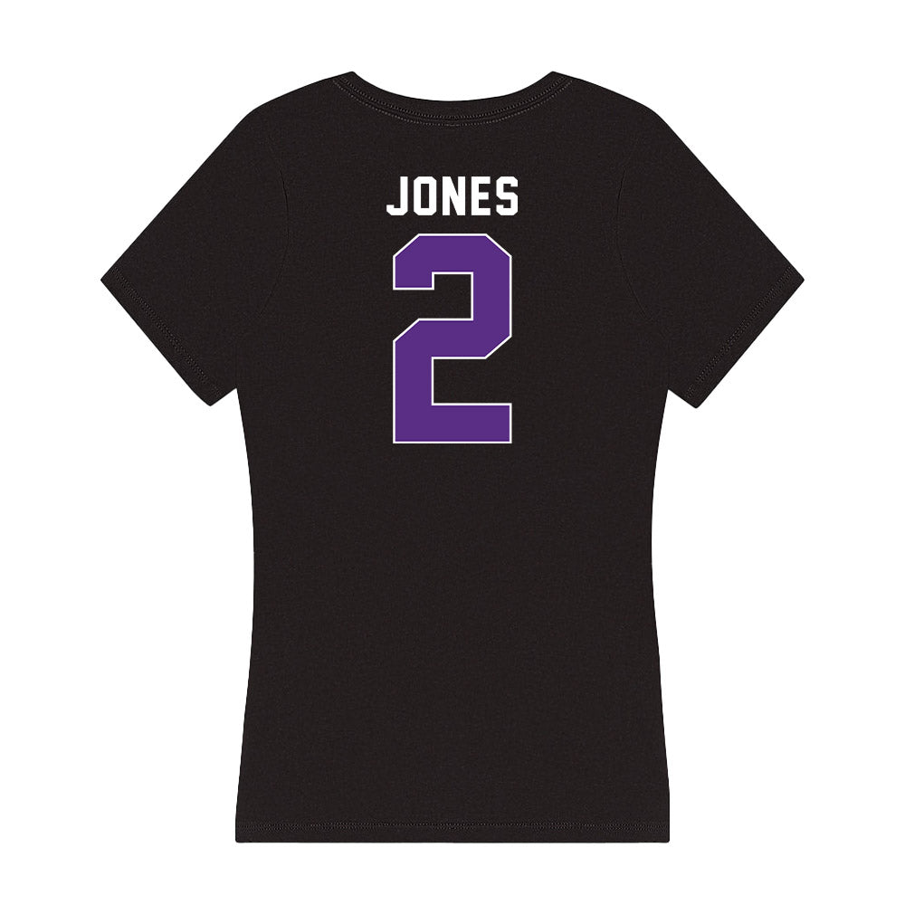 Northwestern - NCAA Women's Basketball : Kyla Jones - Women's V-Neck T-Shirt-1