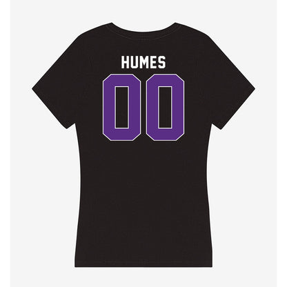 Northwestern - NCAA Baseball : Henry Humes - Women's V-Neck T-Shirt-1