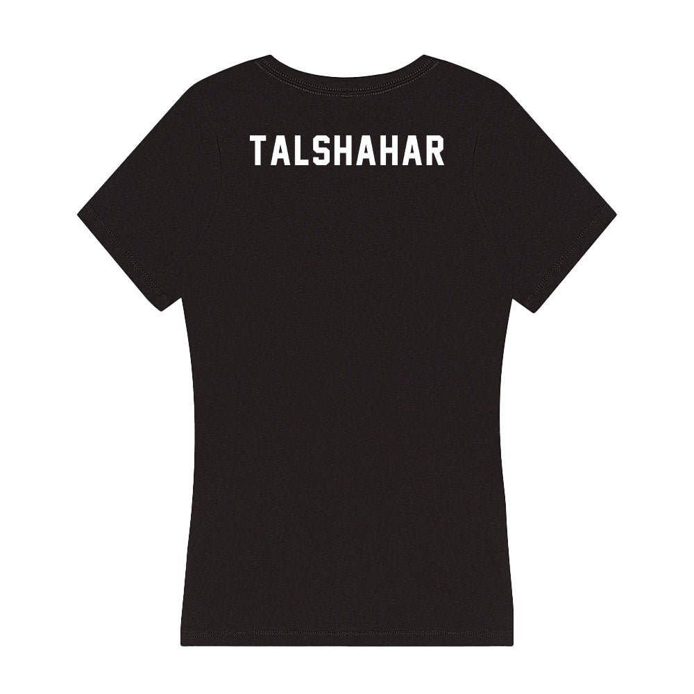 Northwestern - NCAA Wrestling : Frankie Talshahar - Women's V-Neck T-Shirt-1