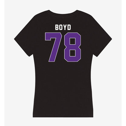 Northwestern - NCAA Football : Trey Boyd - Women's V-Neck T-Shirt-1