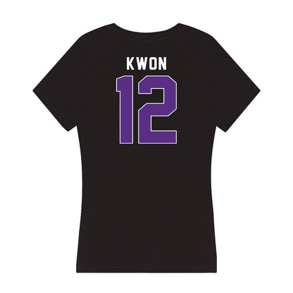 Northwestern - NCAA Women's Soccer : Kelsey Kwon - Women's V-Neck T-Shirt-1