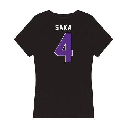Northwestern - NCAA Football : Anto Saka - Women's V-Neck T-Shirt-1
