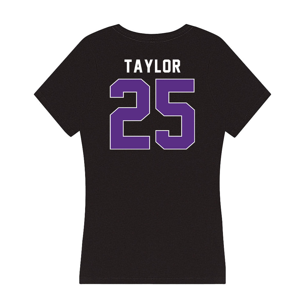 Northwestern - NCAA Women's Lacrosse : Madison Taylor - Women's V-Neck T-Shirt-1