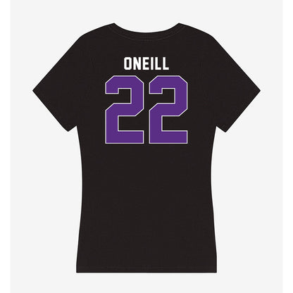Northwestern - NCAA Men's Soccer : Aidan Oneill - Women's V-Neck T-Shirt-1