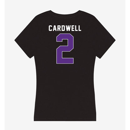 Northwestern - NCAA Women's Soccer : Liz Cardwell - Women's V-Neck T-Shirt-1