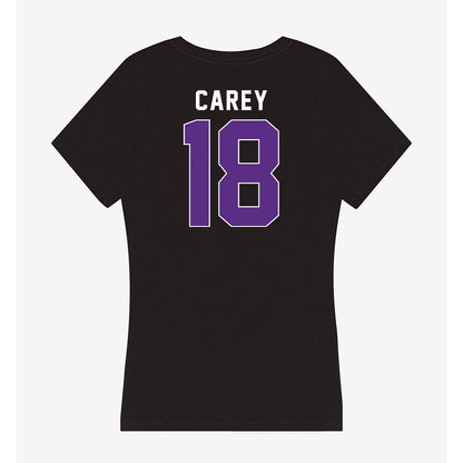 Northwestern - NCAA Women's Soccer : Holland Carey - Women's V-Neck T-Shirt-1