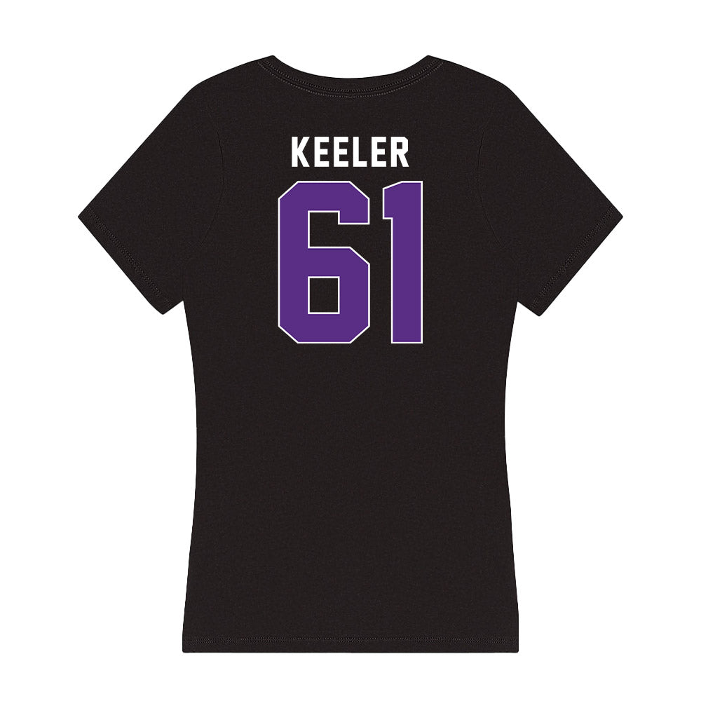 Northwestern - NCAA Football : Matt Keeler - Women's V-Neck T-Shirt-1