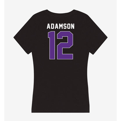 Northwestern - NCAA Women's Lacrosse : Olivia Adamson - Women's V-Neck T-Shirt-1