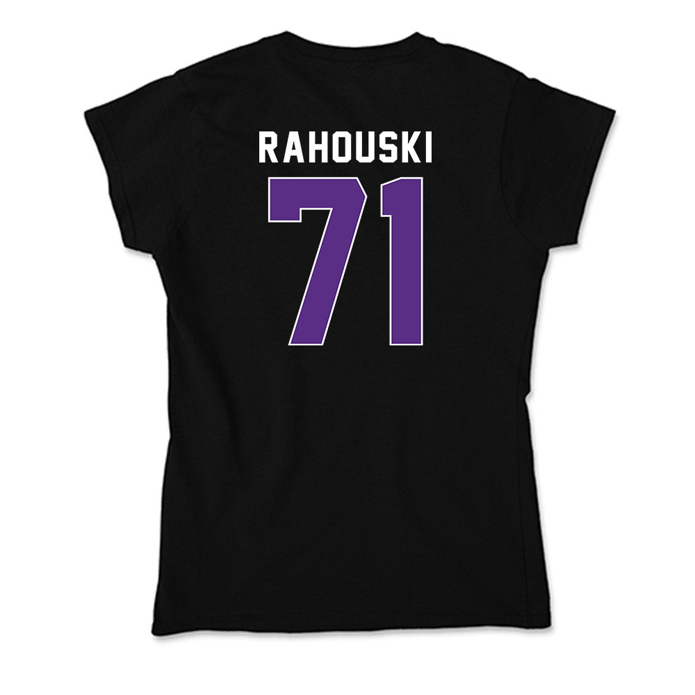 Northwestern - NCAA Football : Dennis Rahouski - Soft Style Women’s T-Shirt-1