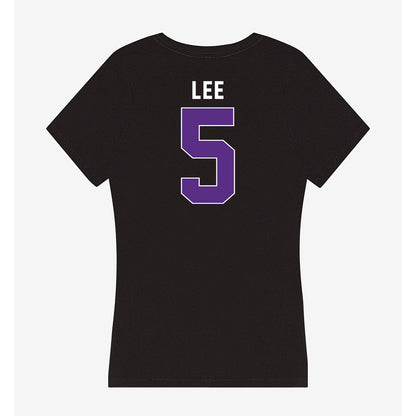 Northwestern - NCAA Baseball : Yonghoon Lee - Women's V-Neck T-Shirt-1