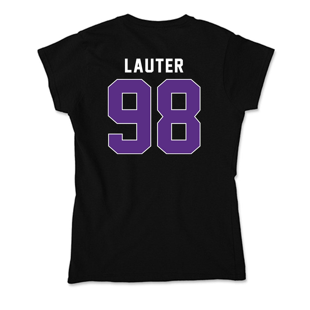 Northwestern - NCAA Football : Landon Lauter - Soft Style Women’s T-Shirt-1