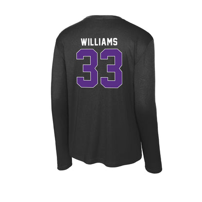 Northwestern - NCAA Women's Basketball : Taylor Williams - Activewear Long Sleeve T-Shirt-1