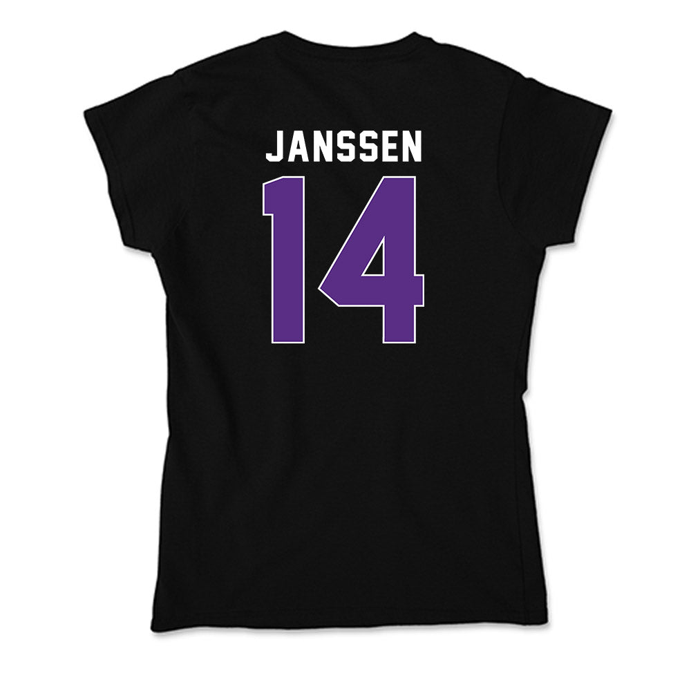Northwestern - NCAA Women's Field Hockey : Kate Janssen - Soft Style Women’s T-Shirt-1