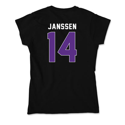 Northwestern - NCAA Women's Field Hockey : Kate Janssen - Soft Style Women’s T-Shirt-1