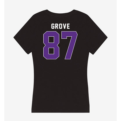 Northwestern - NCAA Football : Carson Grove - Women's V-Neck T-Shirt-1