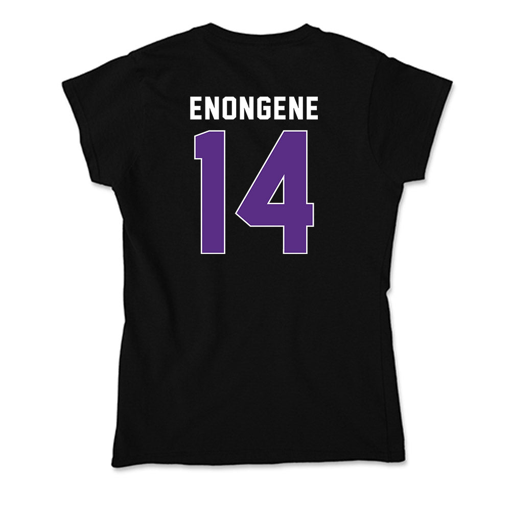 Northwestern - NCAA Football : Dube Enongene - Soft Style Women’s T-Shirt-1