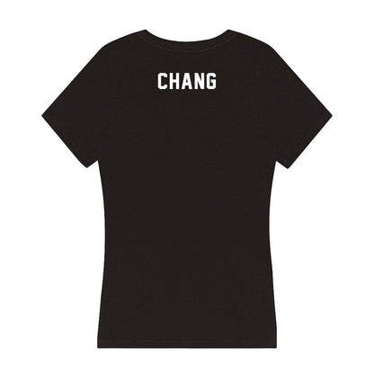 Northwestern - NCAA Women's Swimming & Diving : Claudia Chang - Women's V-Neck T-Shirt-1