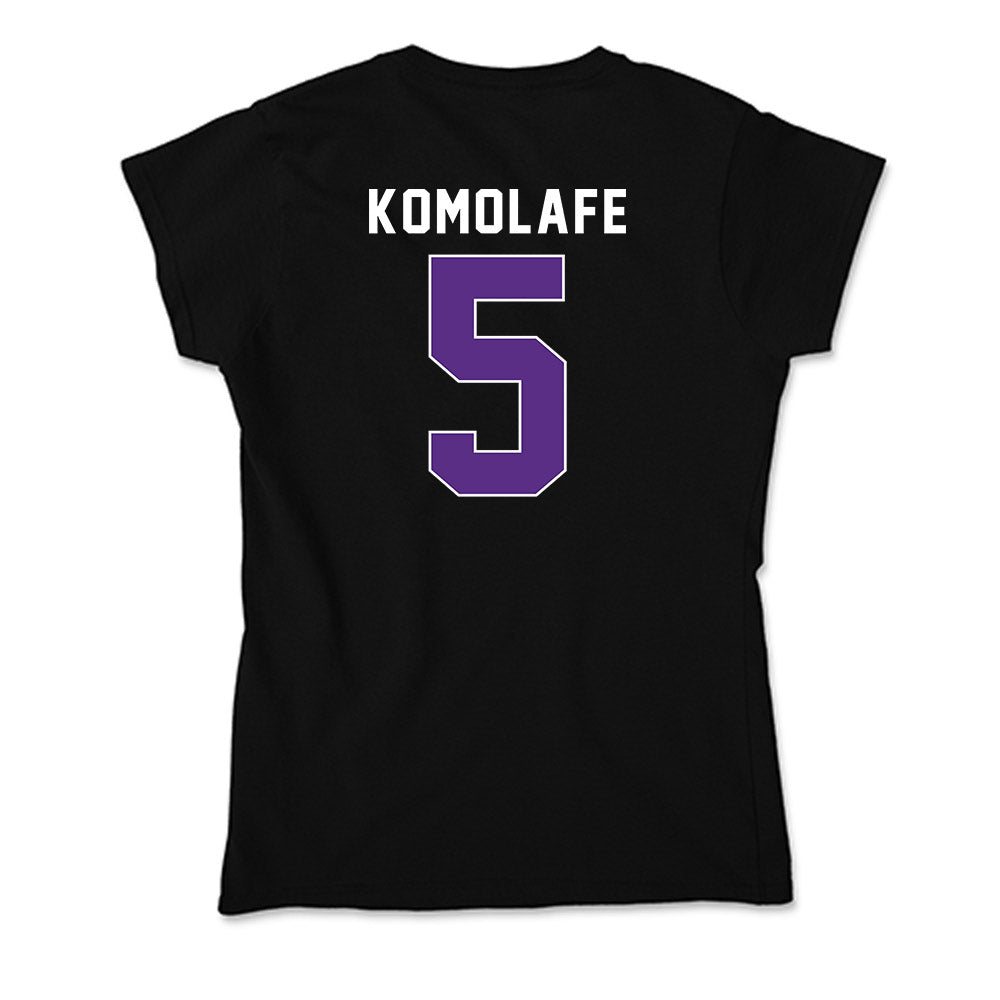 Northwestern - NCAA Football : Caleb Komolafe - Soft Style Women’s T-Shirt-1