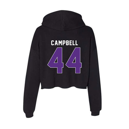 Northwestern - NCAA Football : Callen Campbell - Women's Crop Fleece Hoodie-1