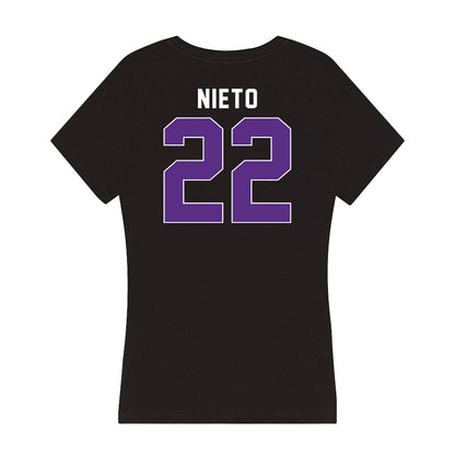 Northwestern - NCAA Softball : Grace Nieto - Women's V-Neck T-Shirt-1