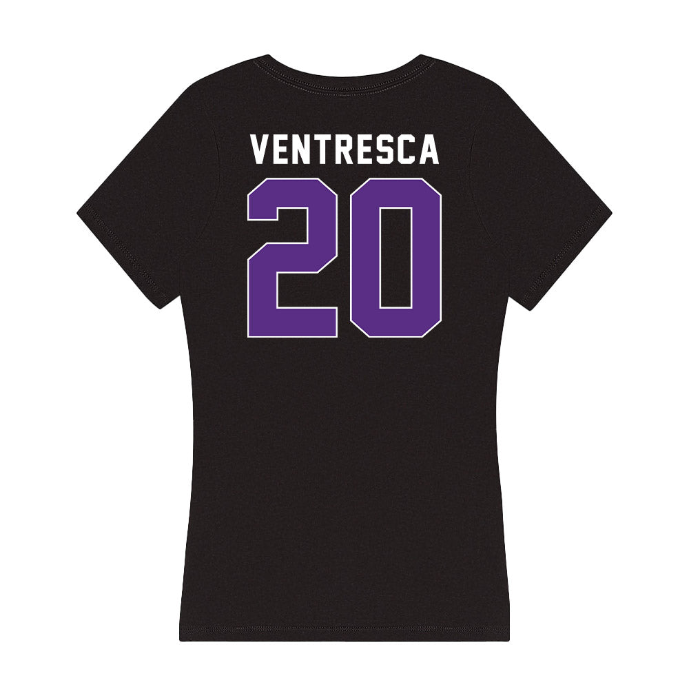 Northwestern - NCAA Women's Lacrosse : Alexis Ventresca - Women's V-Neck T-Shirt-1