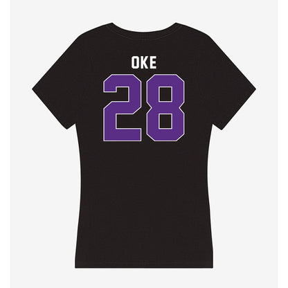 Northwestern - NCAA Football : Timi Oke - Women's V-Neck T-Shirt-1