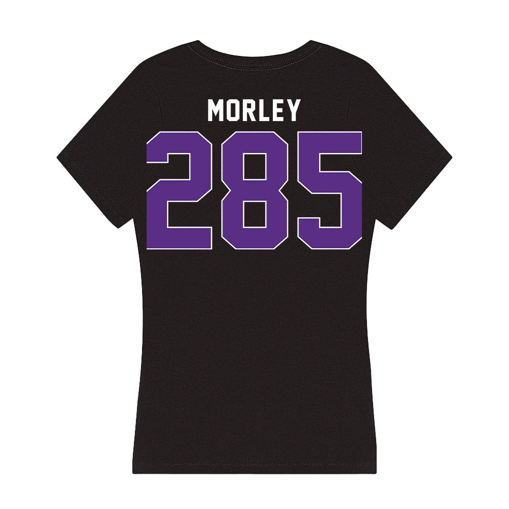 Northwestern - NCAA Wrestling : Dirk Morley - Women's V-Neck T-Shirt-1