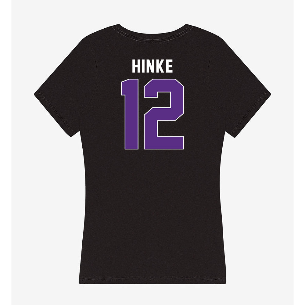 Northwestern - NCAA Women's Field Hockey : Greta Hinke - Women's V-Neck T-Shirt-1