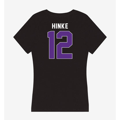 Northwestern - NCAA Women's Field Hockey : Greta Hinke - Women's V-Neck T-Shirt-1