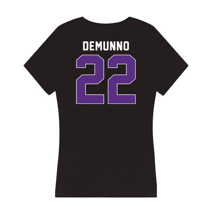 Northwestern - NCAA Women's Lacrosse : Serafina DeMunno - Women's V-Neck T-Shirt-1