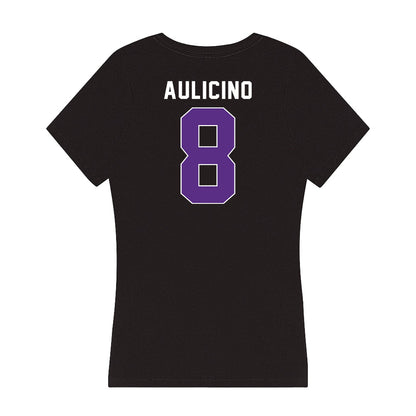 Northwestern - NCAA Women's Soccer : Josie Aulicino - Women's V-Neck T-Shirt-1