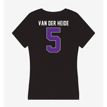 Northwestern - NCAA Men's Soccer : Dimas Van der Heide - Women's V-Neck T-Shirt-1