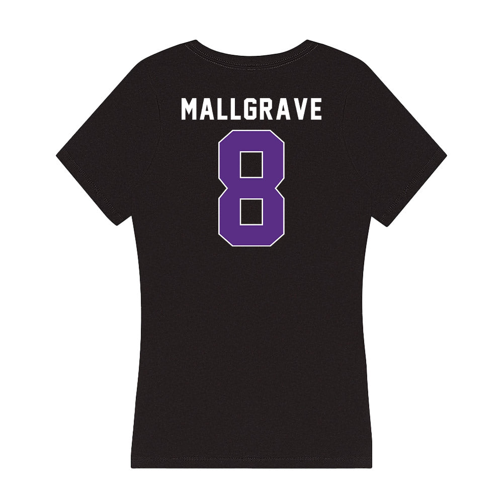 Northwestern - NCAA Women's Lacrosse : Megan Mallgrave - Women's V-Neck T-Shirt-1