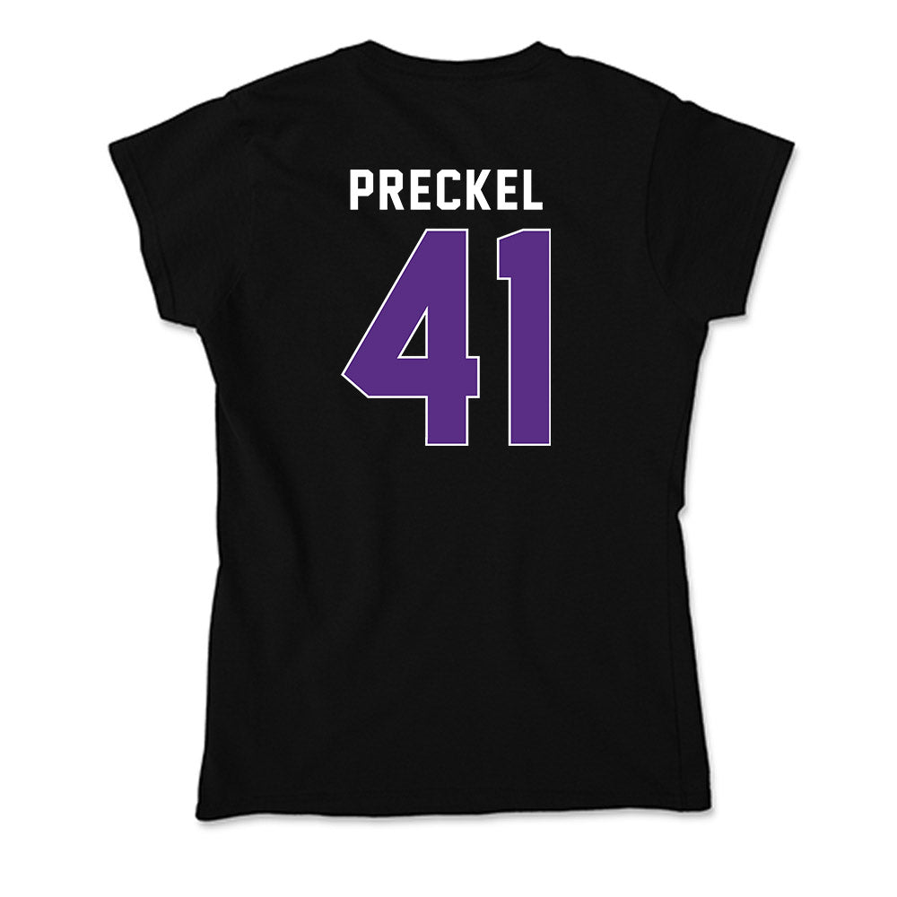 Northwestern - NCAA Football : Robby Preckel - Soft Style Women’s T-Shirt-1