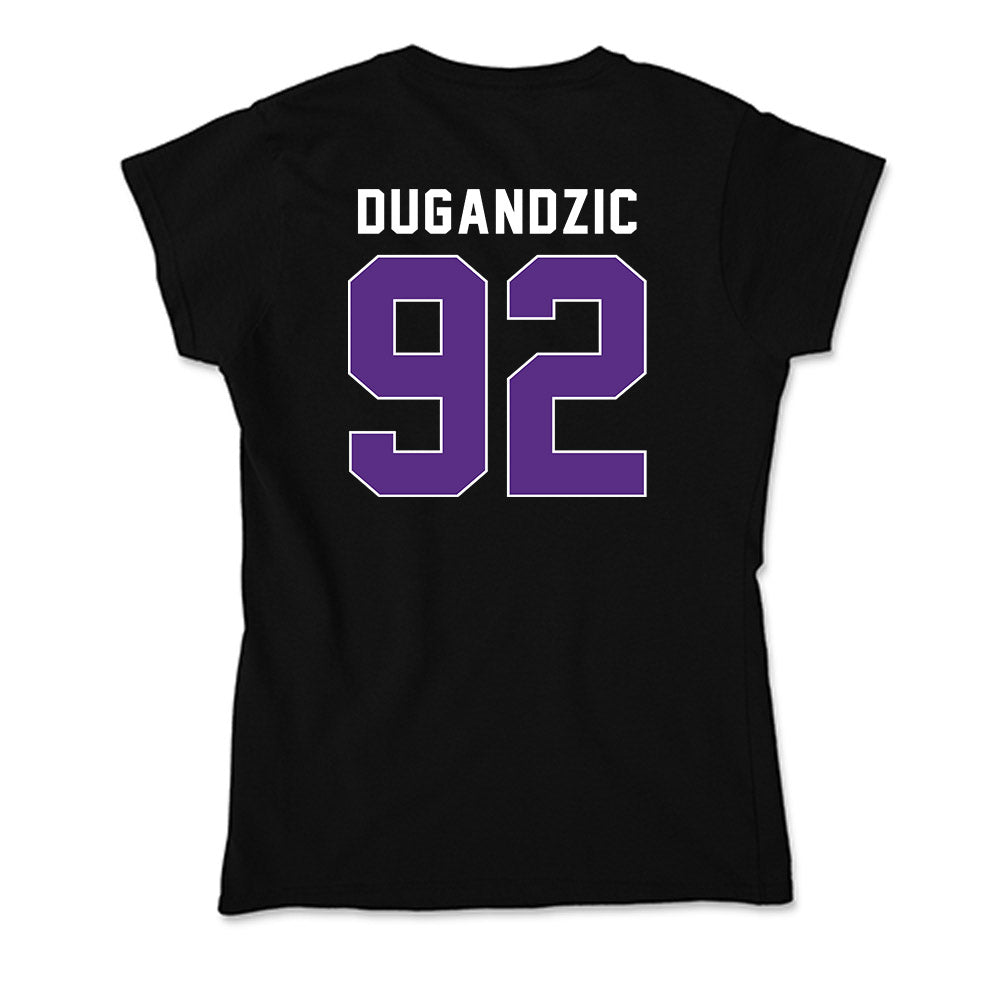 Northwestern - NCAA Football : Nikola Dugandzic - Soft Style Women’s T-Shirt-1