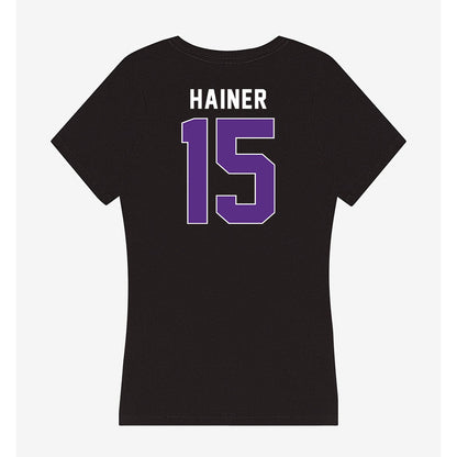Northwestern - NCAA Men's Soccer : Doug Hainer - Women's V-Neck T-Shirt-1