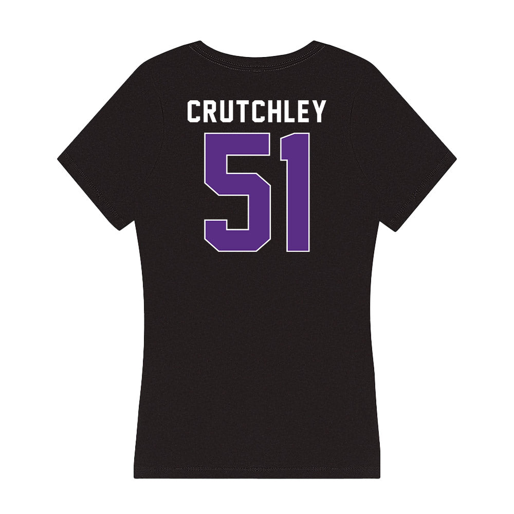Northwestern - NCAA Football : Miles Crutchley - Women's V-Neck T-Shirt-1